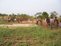 Travaux du dispensaire de sant&eacute; de Zav&eacute;, Togo