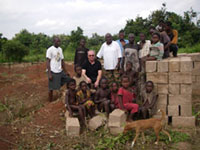 Travaux du dispensaire de sant&eacute; de Zav&eacute;, Togo