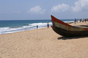 La plage de Lomé, Togo