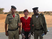 Contrôle de police en Mauritanie
