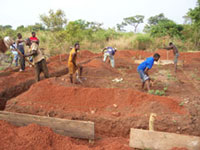Travaux du dispensaire de santé de Zavé, Togo